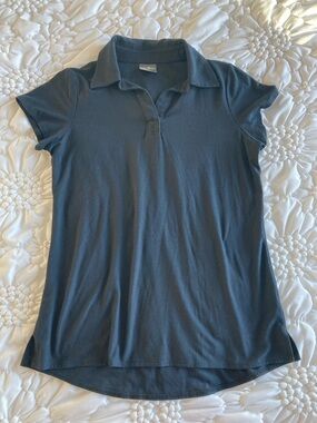 Belyn Key Black golf or tennis Polo Shirt buttery soft fabric
